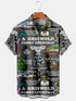 Men's Christmas Funny Graphic Short Sleeve Hawaiian Shirt